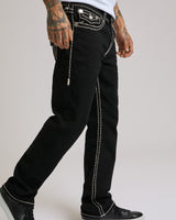RICKY SUPER T FLAP 34IN - 2SB BODY RINSE BLACK