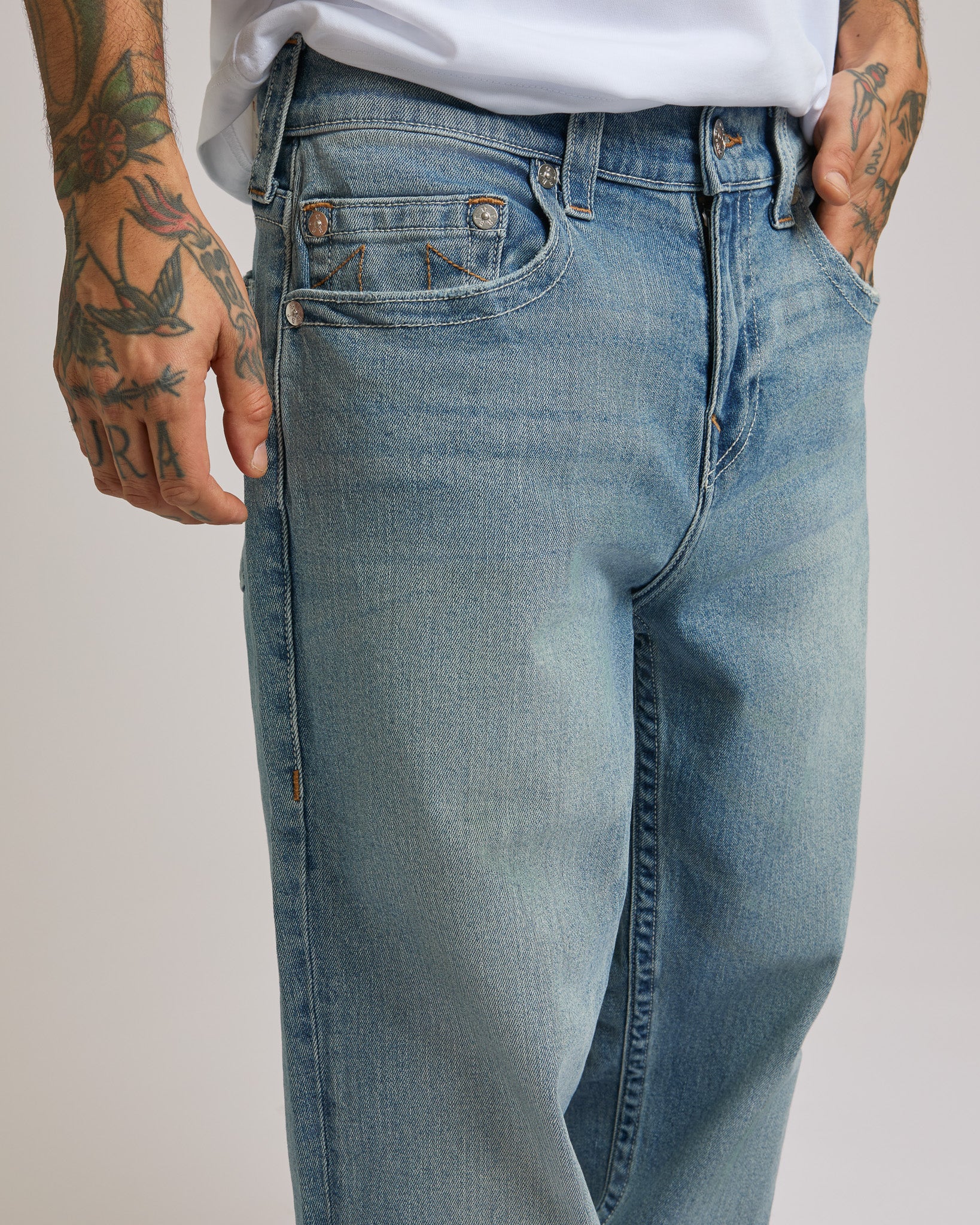 BOBBY SN NO FLAP 32" - BRILLIANT MEDIUM WASH