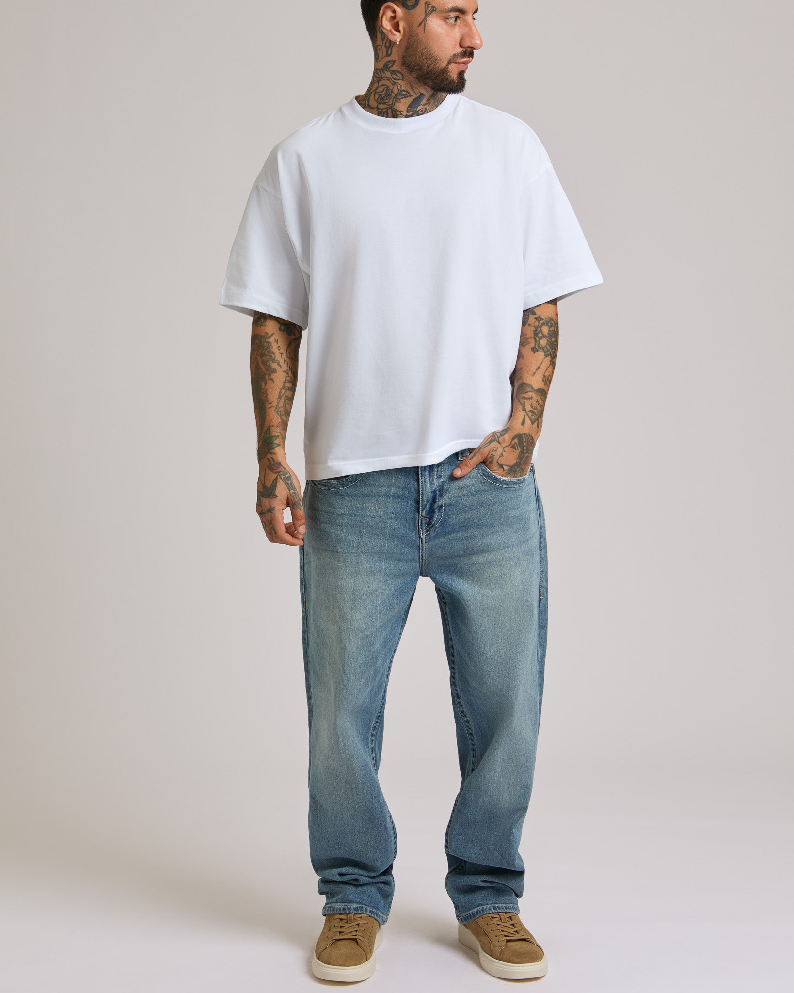 BOBBY SN NO FLAP 32" - BRILLIANT MEDIUM WASH