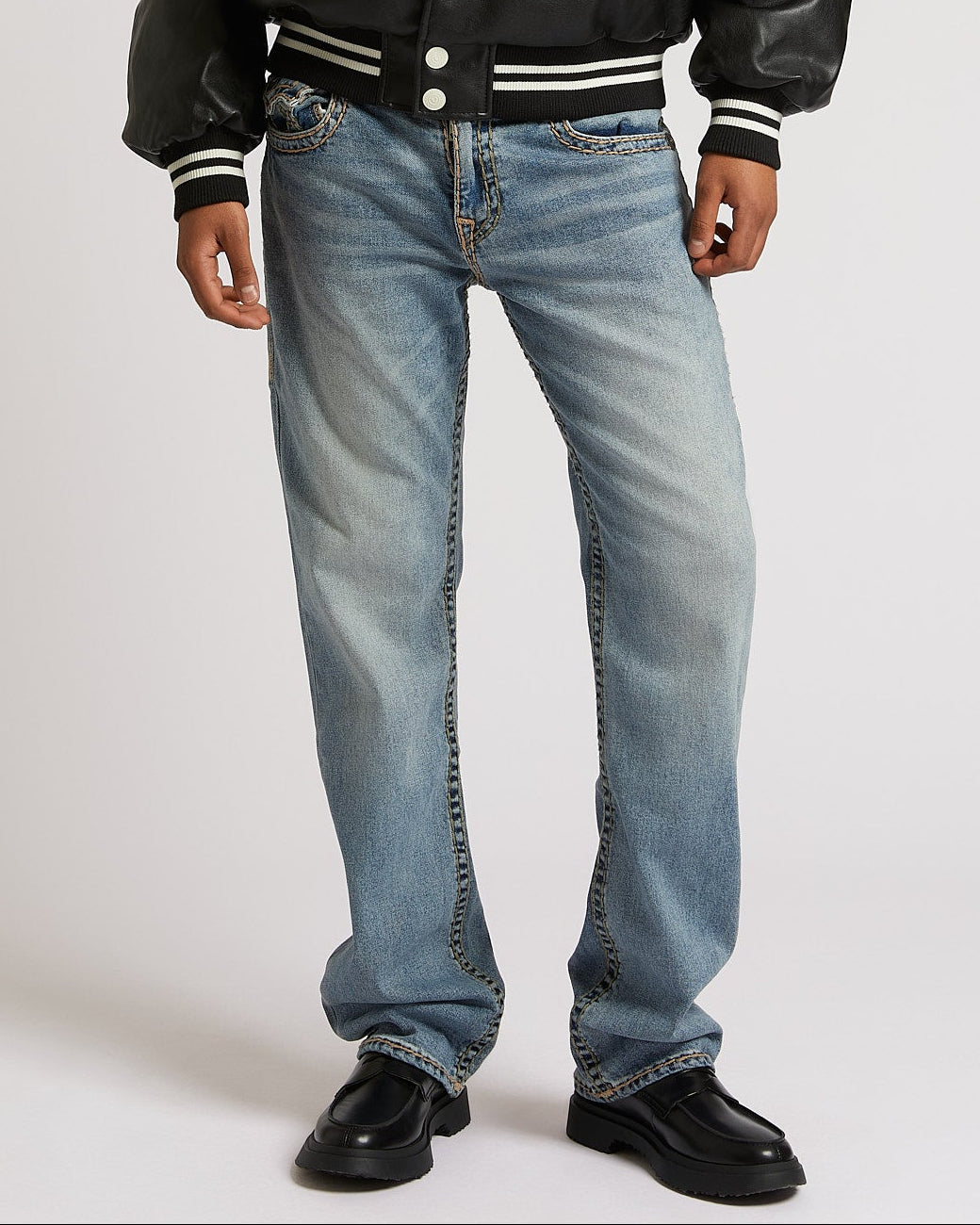 RICKY SUPER T FLAP 34" - ALLEY LOOP LIGHT WASH