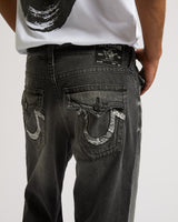 RICKY SN NF EMBROIDERED BANDANA 34" - GREY WASH