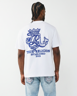 SS TR CREST TEE - OPTIC WHITE