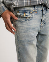 RICKY BIG T FLAP 34IN - PLAYMAKER FADED INDIGO LT WASH
