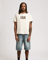 VINNY SUPERT FLAP SHORT - SHATTTERED MEDIUM WASH