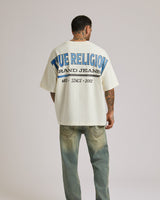SS RETRO LOGO OVERSIZED TEE - WINTER WHITE