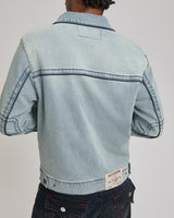 BIG T MOTO DENIM JKT - GSQL LIGHT DAWN WASH