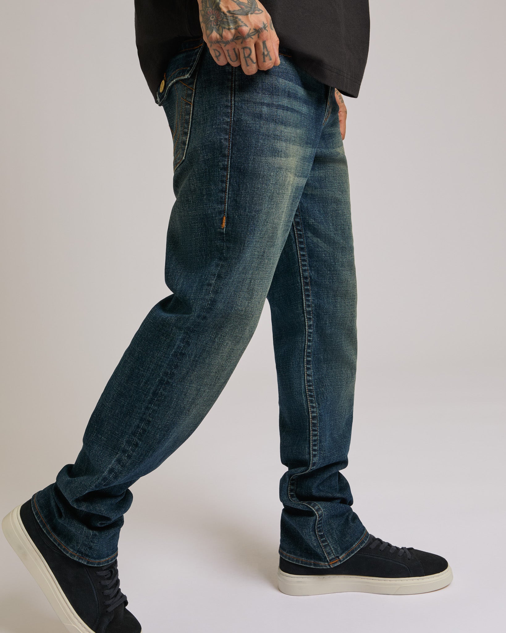 RICKY SN FLAP 34IN - JACKKNIFE DARK WASH