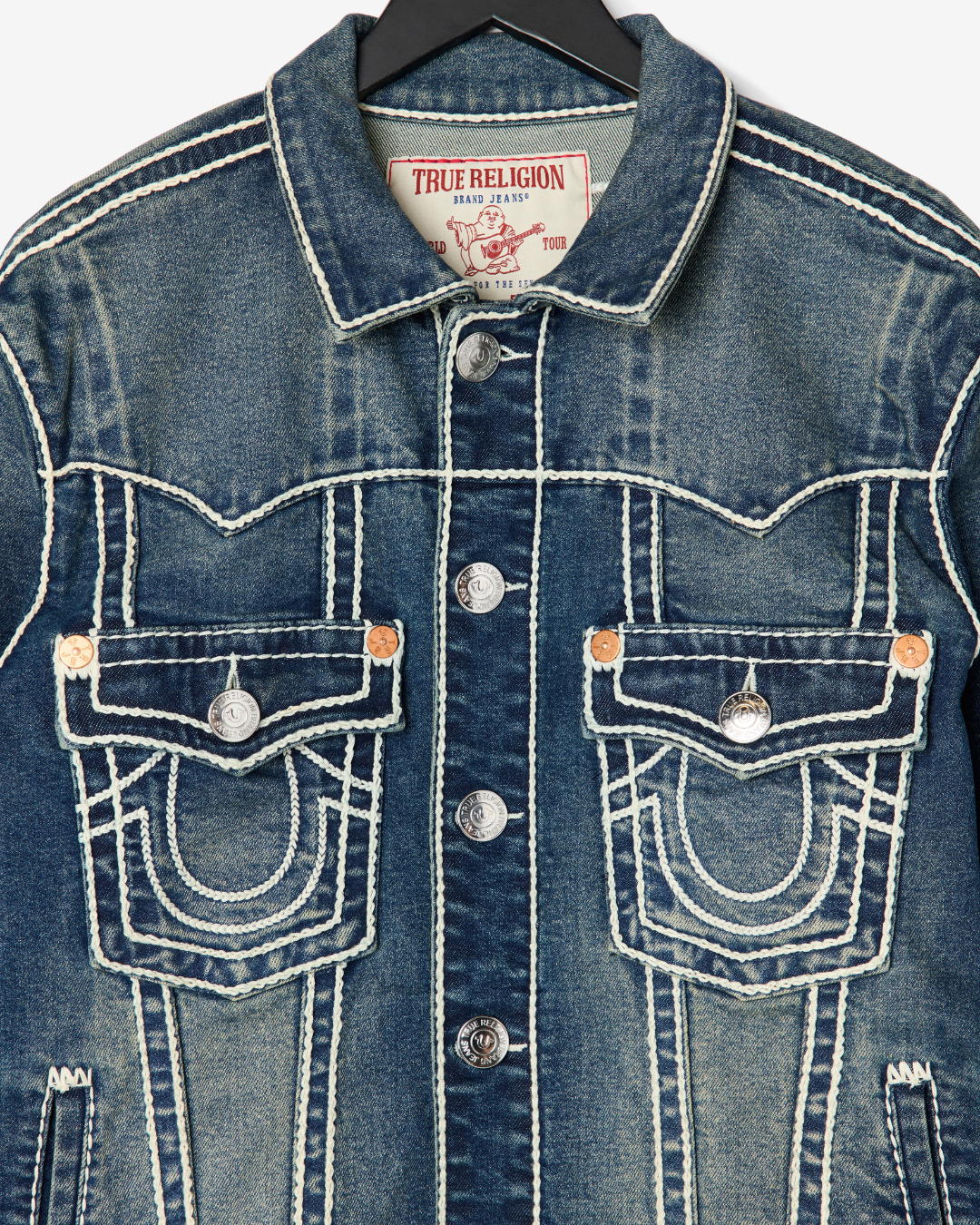 OVERSIZE ROPE STITCH JIMMY JKT - DENIM DUSTSTROM DARK WASH