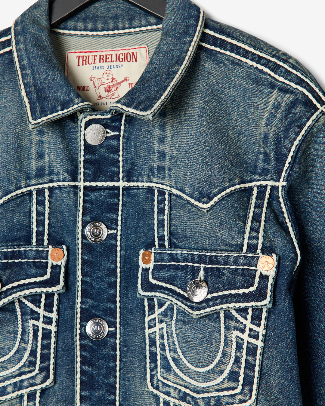 OVERSIZE ROPE STITCH JIMMY JKT - DENIM DUSTSTROM DARK WASH