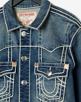 OVERSIZE ROPE STITCH JIMMY JKT - DENIM DUSTSTROM DARK WASH