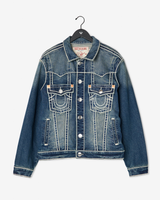 OVERSIZE ROPE STITCH JIMMY JKT - DENIM DUSTSTROM DARK WASH
