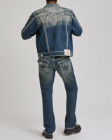 OVERSIZE ROPE STITCH JIMMY JKT - DENIM DUSTSTROM DARK WASH