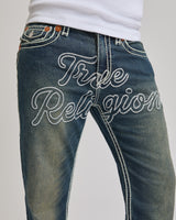 RICKY ROPE STITCH FLAP 34IN - DENIM DUSTSTROM DARK WASH