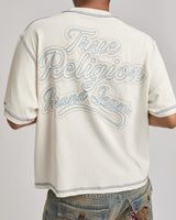ROPE HEAVY BOXY TEE - WINTER WHITE