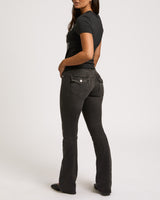 BECCA BOOTCUT FLAP - CHARCOAL