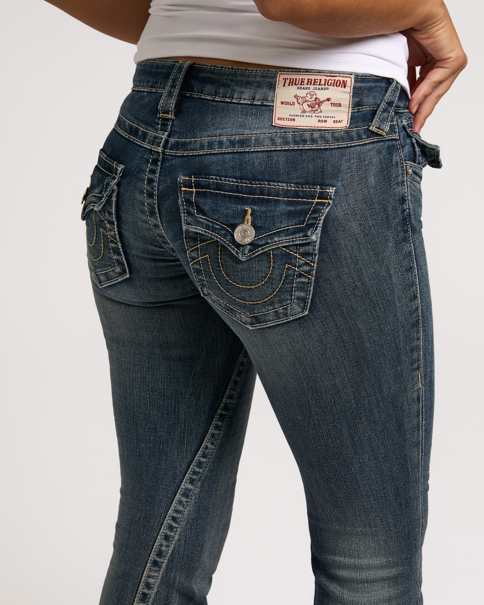JOEY LOW RISE FLARE FLAP - NAIDA