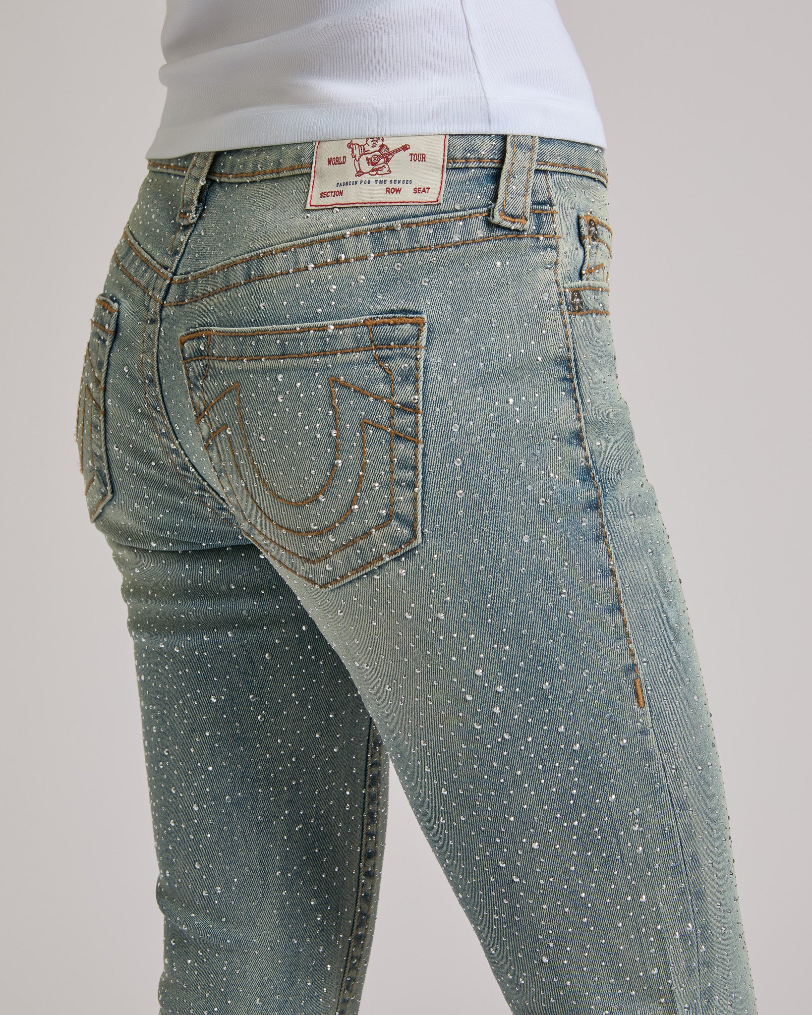 CRYSTAL BECCA MR  BOOTCUT BIGT - GLITTER DUST