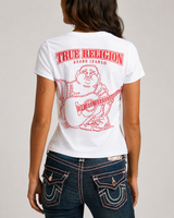 SUPER T BUDDHA CLASSIC V NECK - OPTIC WHITE