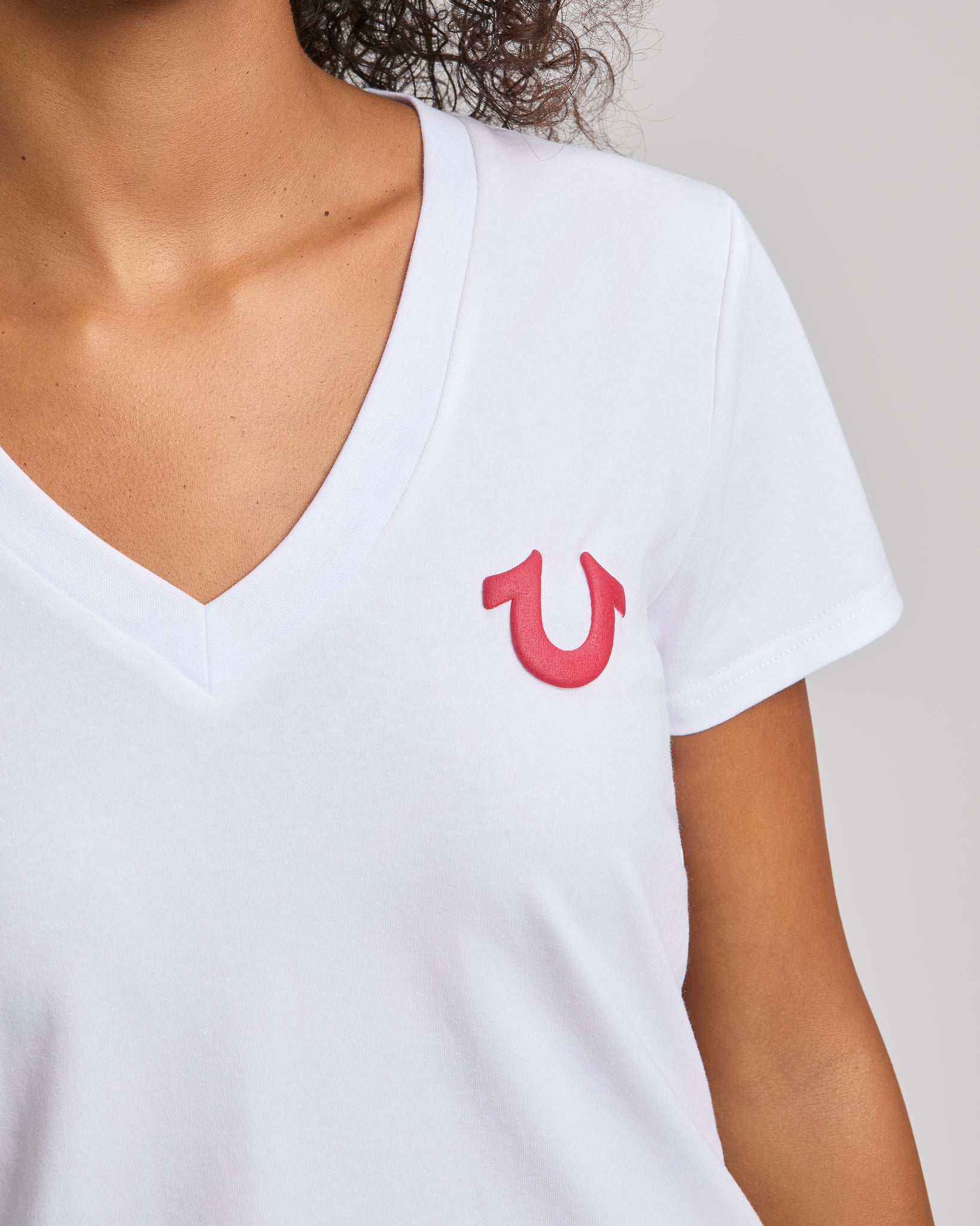 SUPER T BUDDHA CLASSIC V NECK - OPTIC WHITE