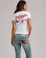 BUDDHA NUMBER  ONE BABY TEE - OPTIC WHITE