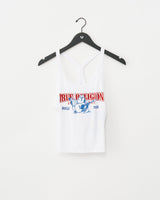 BUDDHA CLASSIC RACERBACK TANK - WHITE