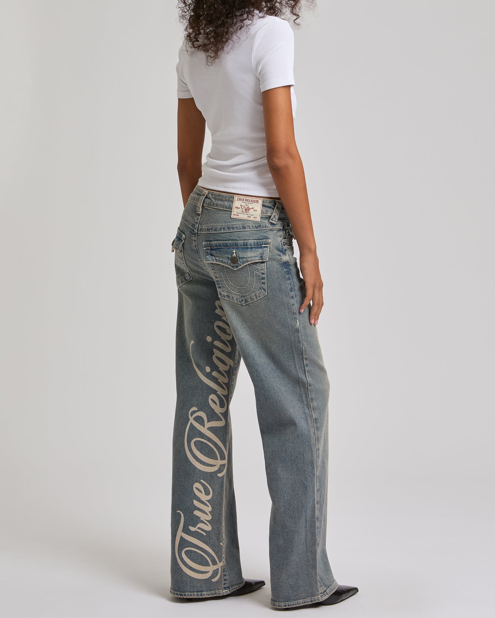 SCRIPT TR BOBBI BAGGY FLAP - ICE VEIL