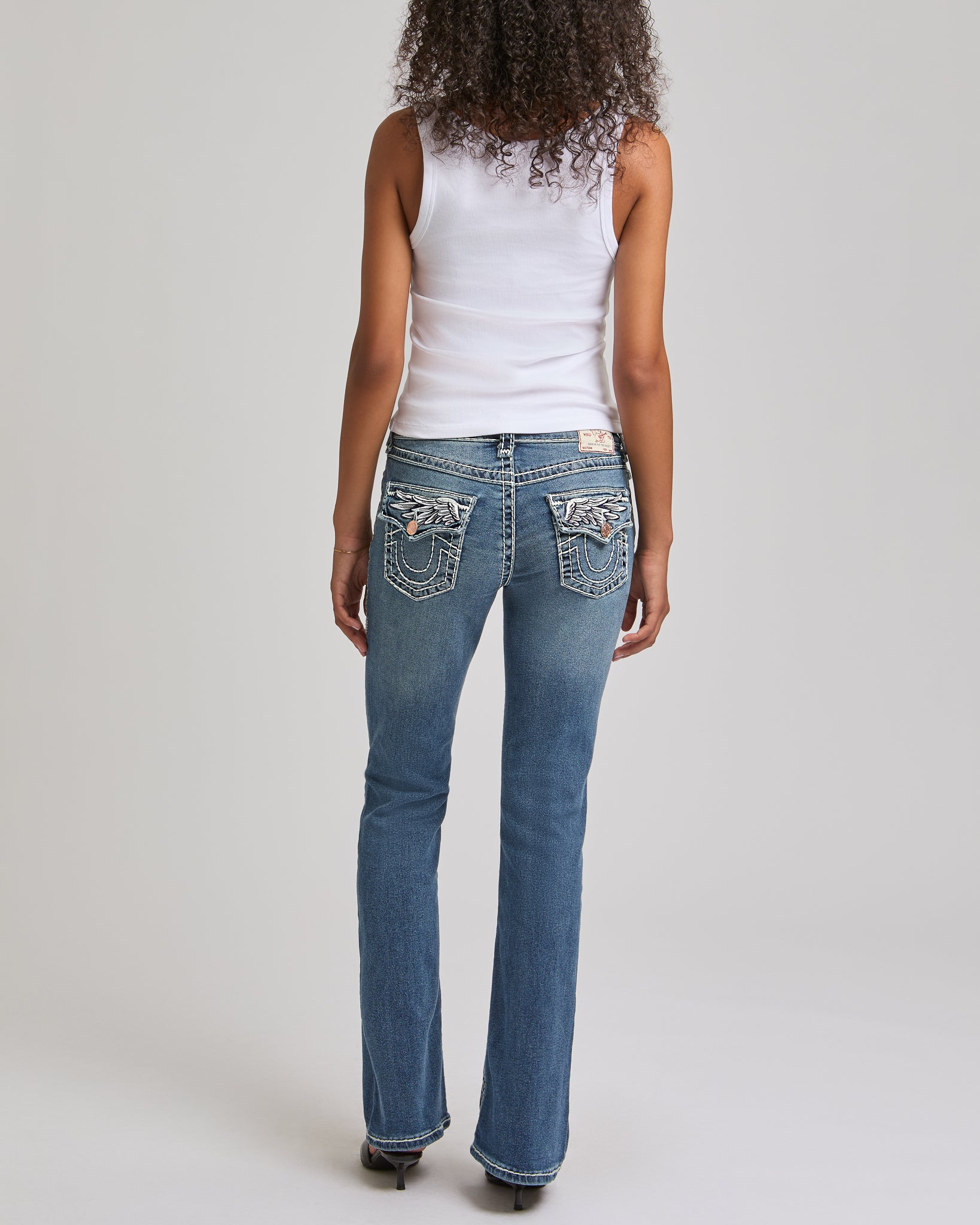 WING BECCA MR BOOTCUT SUPT FLP - SUGAR LACE