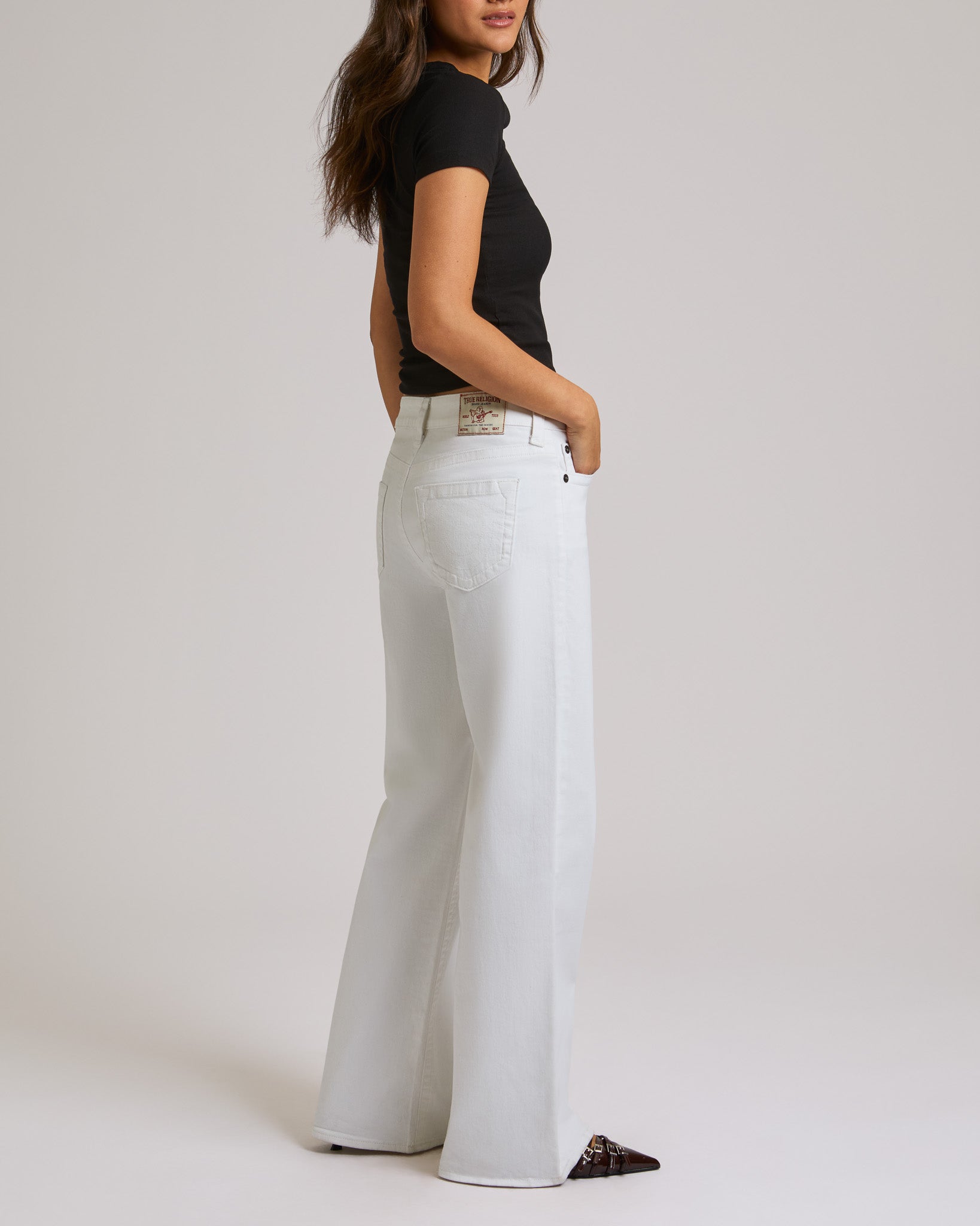 BOBBI BAGGY JEAN - BRILLIANT WHITE