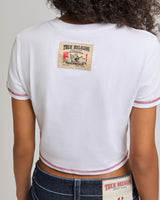 CRYSTAL BUDDHA ANNIVERSARY TEE - OPTIC WHITE