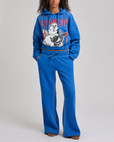 LR BIG T WIDE LEG SWEATPANTS - NAUTICAL BLUE