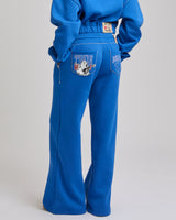 LR BIG T WIDE LEG SWEATPANTS - NAUTICAL BLUE