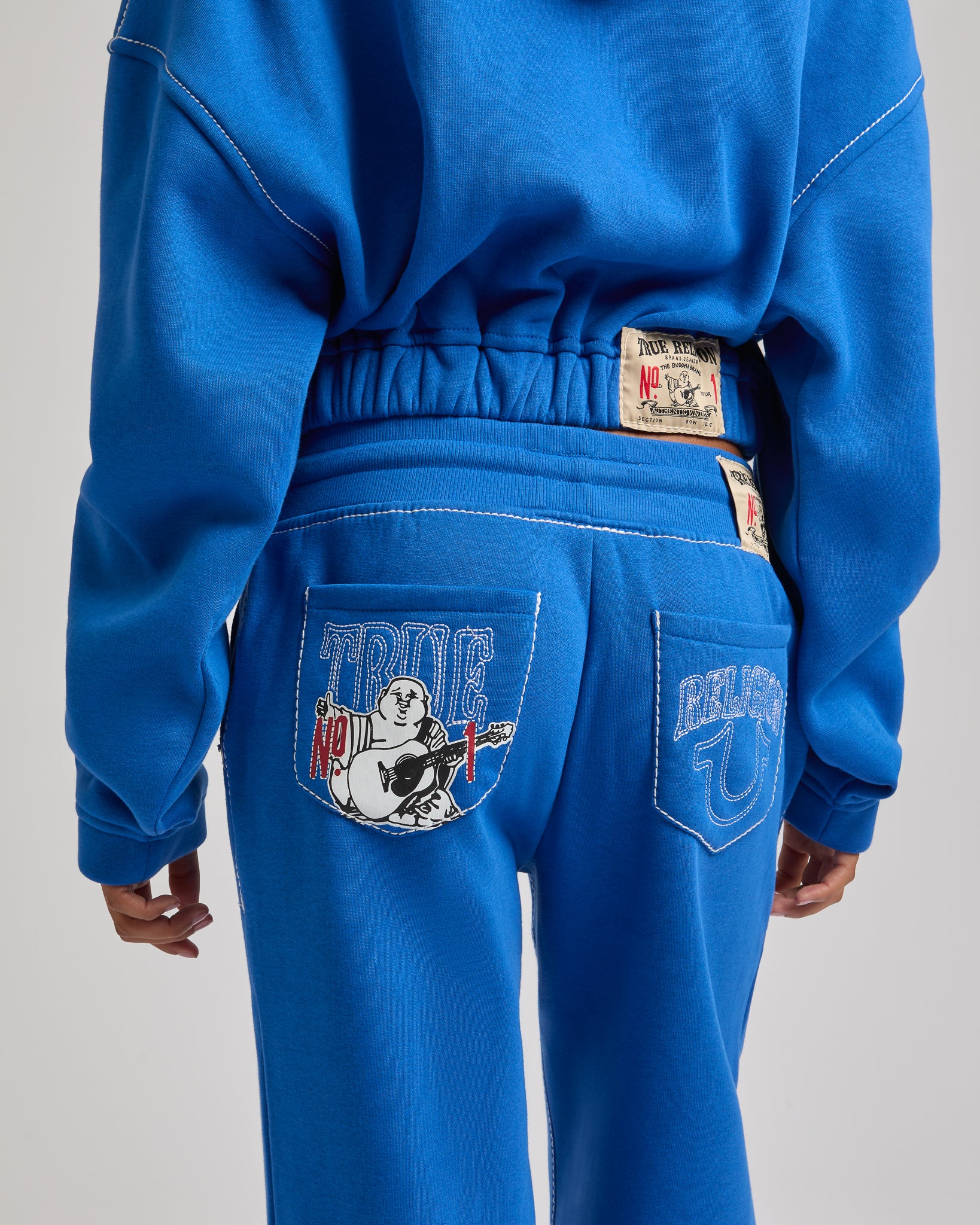 LR BIG T WIDE LEG SWEATPANTS - NAUTICAL BLUE