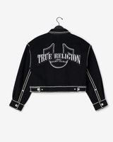 ROPESTITCH DENIM JACKET - 2SB BLACK RINSE