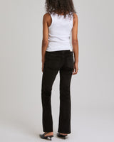 BABY CORD BECCA MR BOOTCUT - JET BLACK