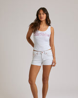 JENNIE MR SHORT FLAP - BRILLIANT WHITE
