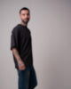 SS RETRO LOGO OVERSIZED TEE - JET BLACK