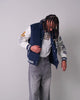 TR CREST WOOL VARSITY JACKET - MIDNIGHT BLUE
