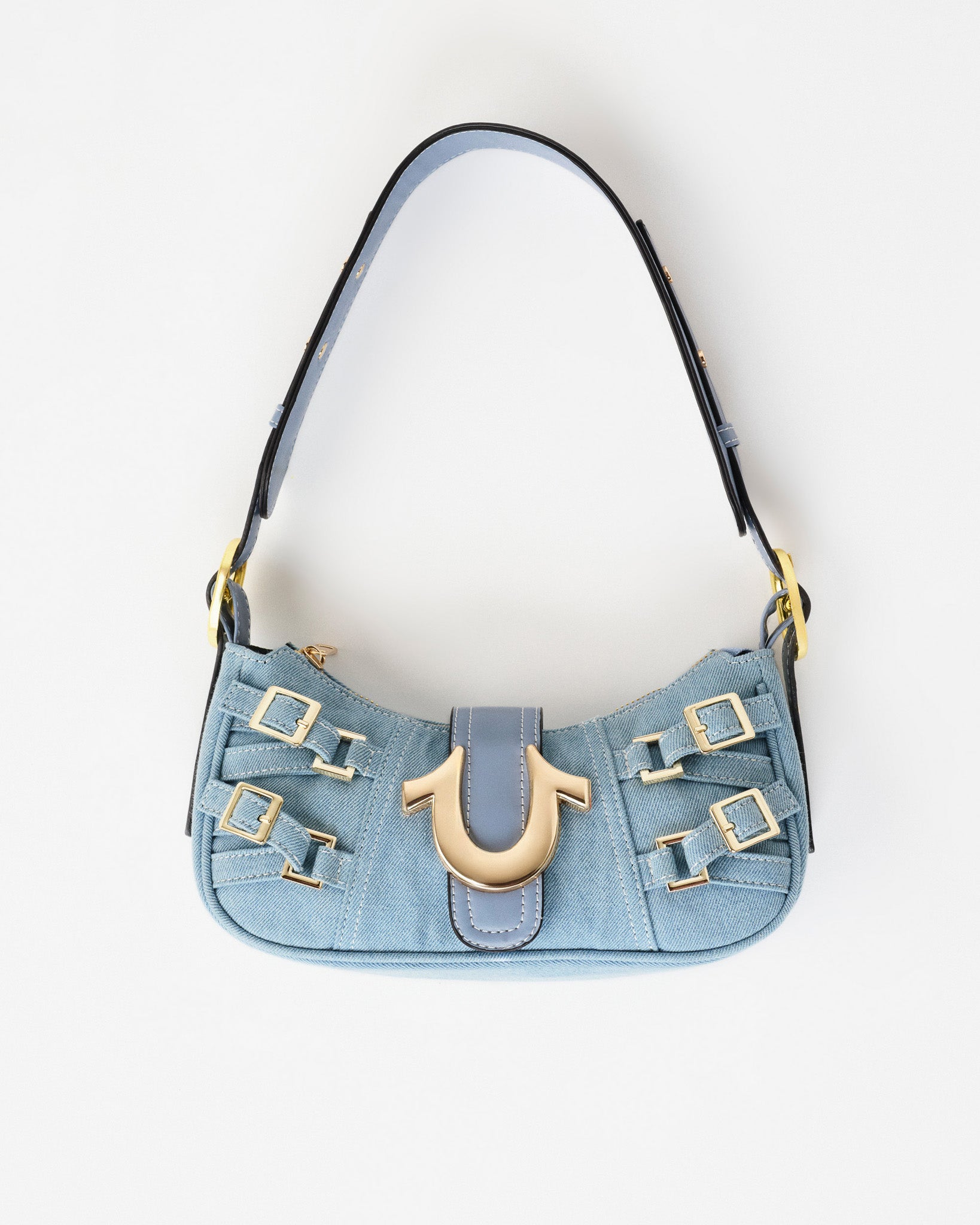 BUCKLE HS HANDBAG - CASHMERE BLUE
